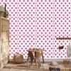 Wallpaper Flowers white, powder pink and pink for the living room and bedroom 50x1000