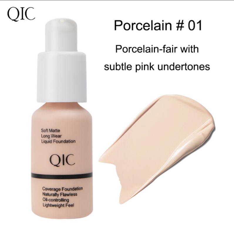 Fond de teint liquide mat en bouteille, correcteur de teint, anti-sébum, imperméable, longue tenue, hydratant, base de maquillage longue durée