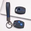 Soft Silicone Car Key Cover Keychain For Honda 7th 8th Gen Accord CRV Odyssey Fit City Civic And Classic Old Model Anti-Scratch Guard