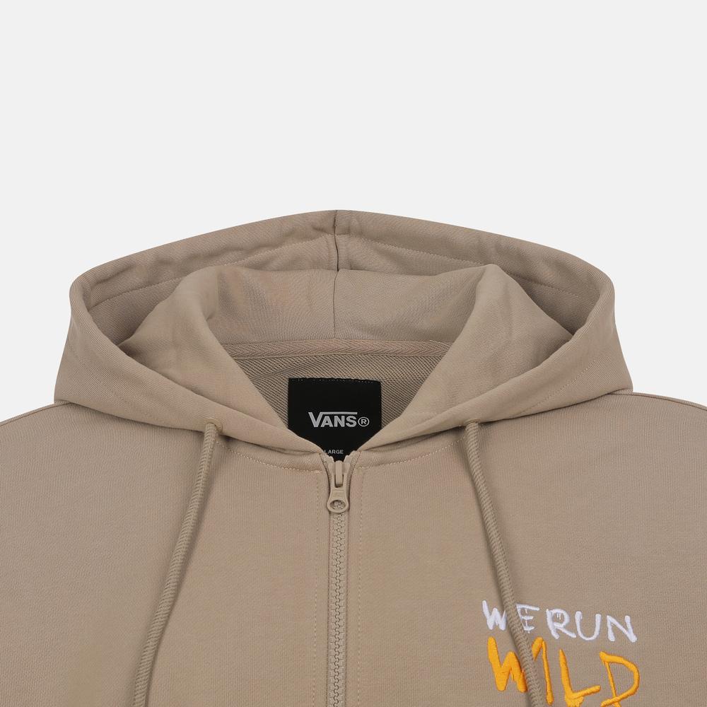 Vans Horse Cny Hooded Zipper Drop Shoulder Long Sleeve Sweatshirt Men sweatshirt VN000TJ01O3