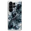 Handyhülle - MANIACASE - Samsung Galaxy S26 Ultra - Silikon TPU - Schwarz - Wikinger-Motiv