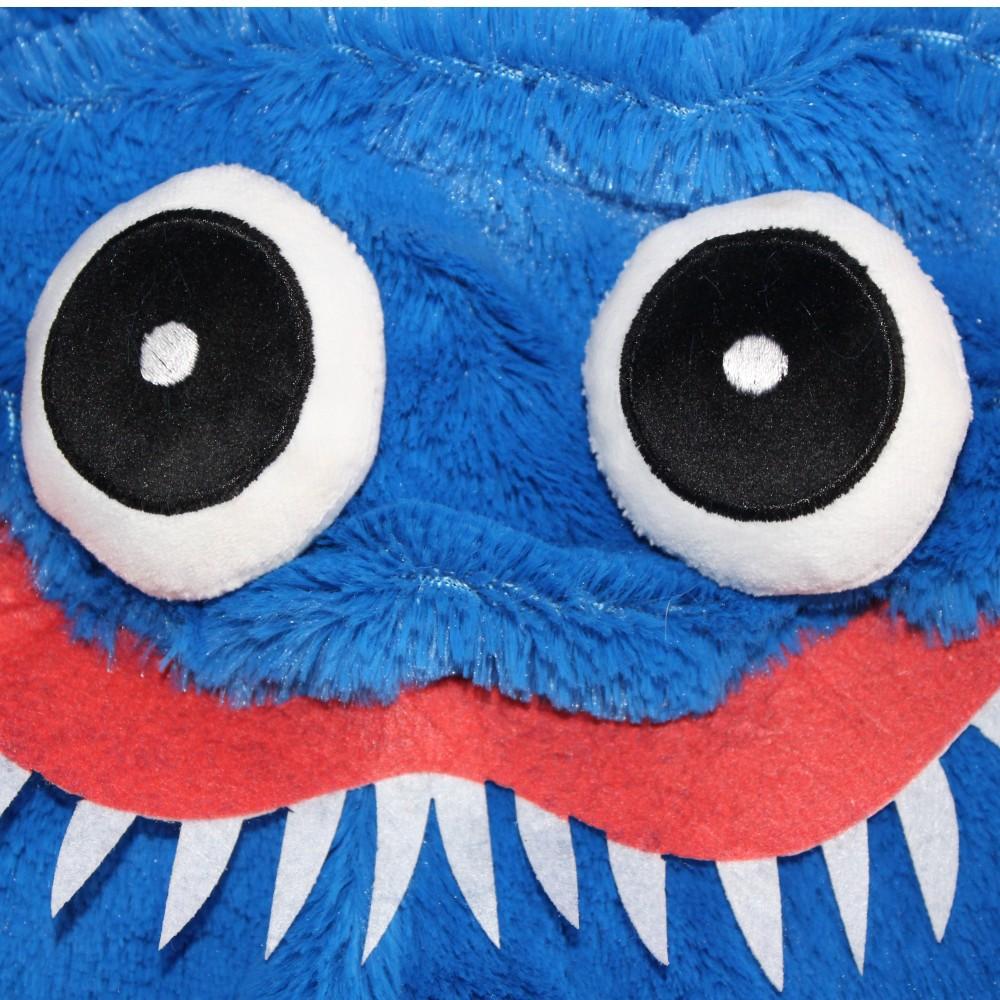 Halloween Blue Mouth Monster Onesie Huggy Wuggy Playing Costume Time Game Jumpsuit Kigurumi Plush Toy Children's Party Christmas Gift