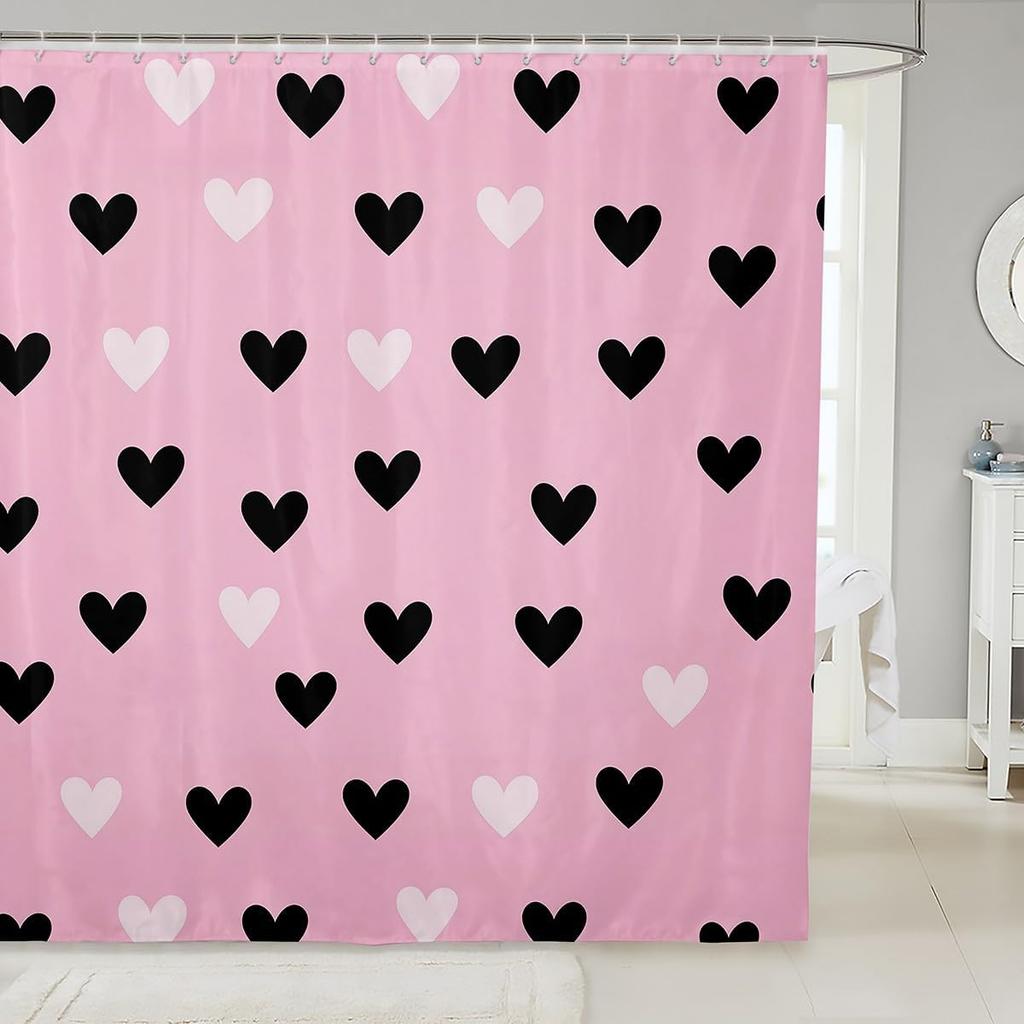 Cat Shower Curtain Japanese Style Bathroom Shower Curtain Sets for Kids Boys Girls Teens,Ocean Wave Fabric Shower Curtain