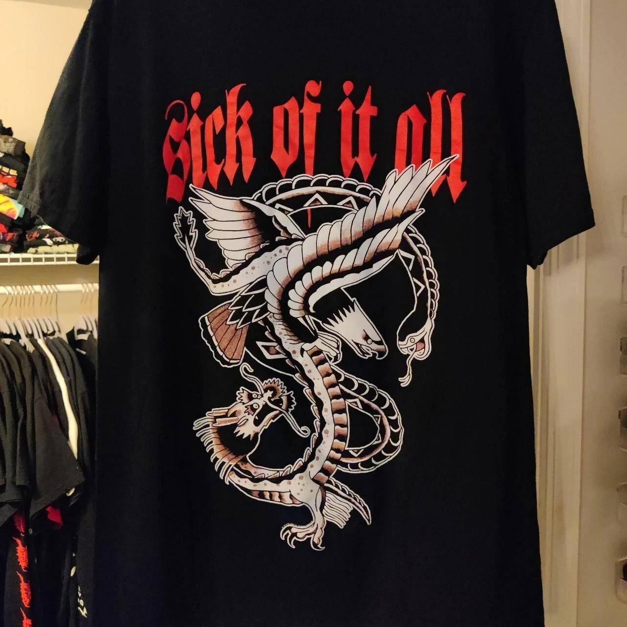 

Рідкісний! Sick of it All хардкорна футболка гурту Унісекс Бавовняна Повний Розмір від S до 4XL 2XL