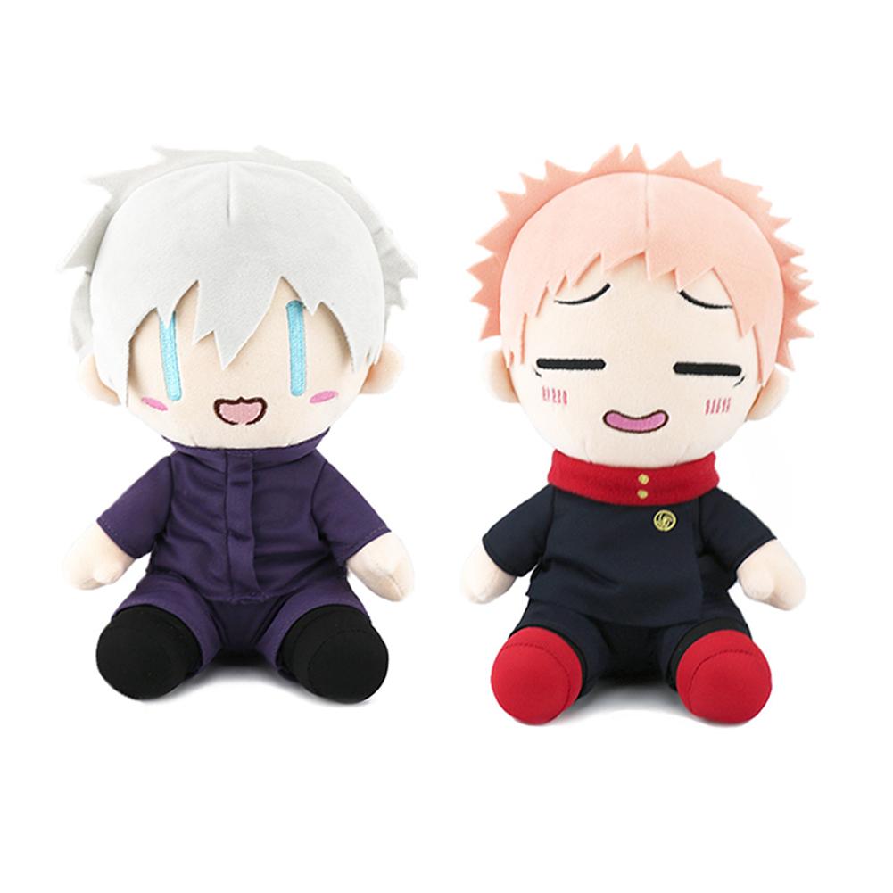 Anime JJK Plush toys Keychain Kugisaki Nobara Gojo Satoru Choso Plush Itadori Yuji figure Inumaki Toge pillow Pendant Kids Gift