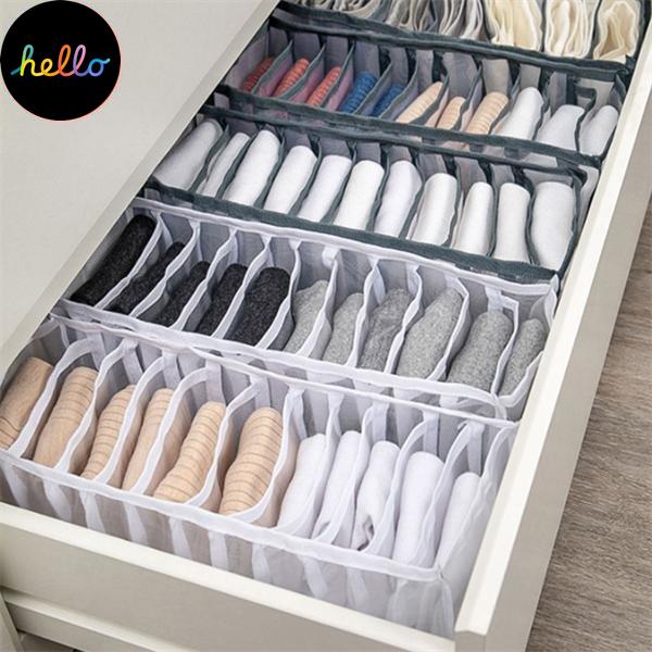 Folding Closet Organizer Panties and Socks Storage Boxes Wardrobe Clothes Underwear Organizer Drawers Clothes Separator