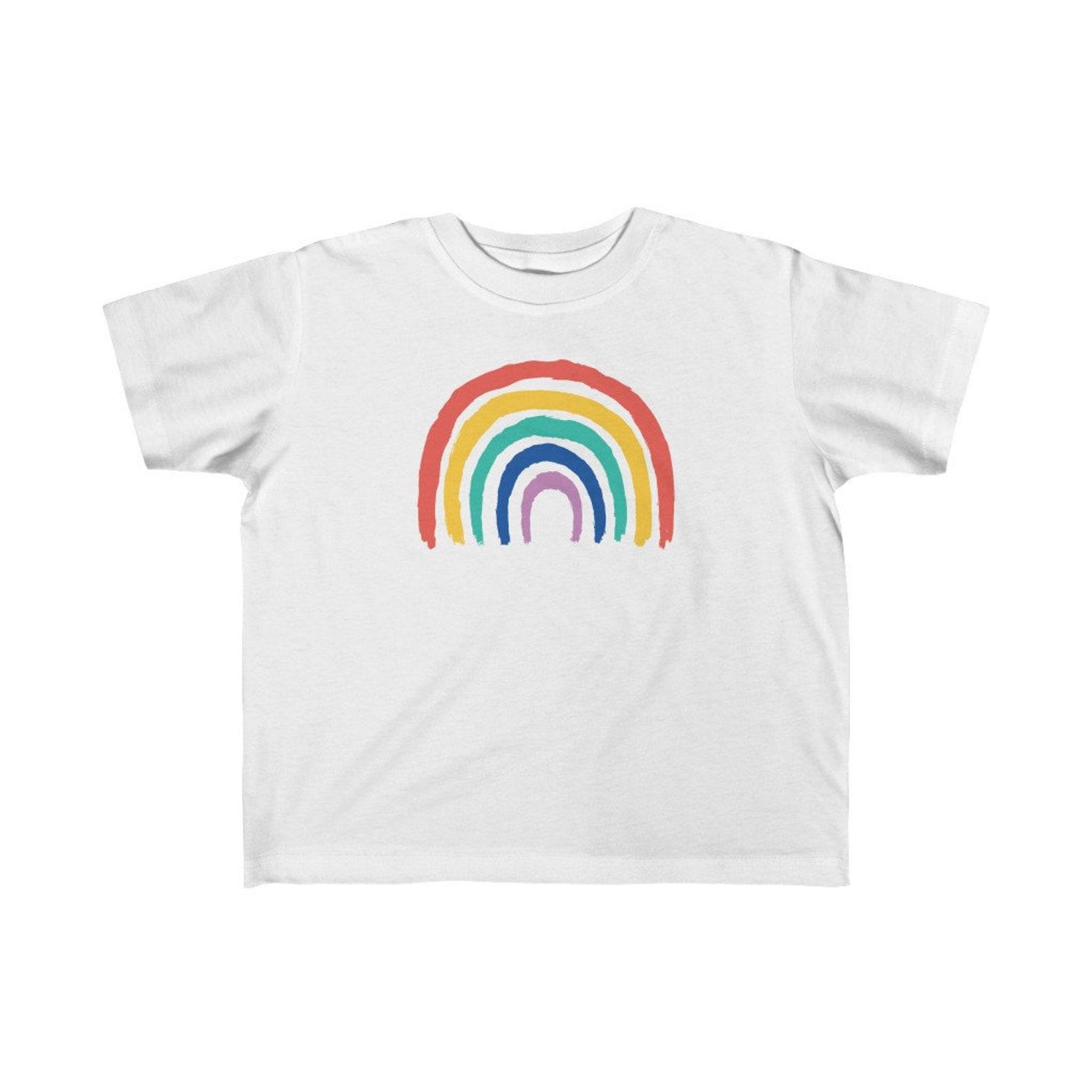 Rainbow Toddler Shirt | Cute Shirt For Kids Size 2T and 4T 2XL