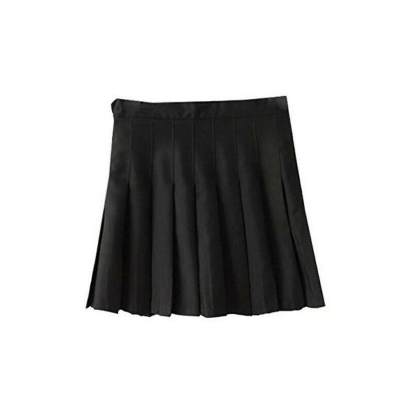 Trendy Women's Girls High Waist Pleated Tennis Skirt With Safety Pants For Daily Wear