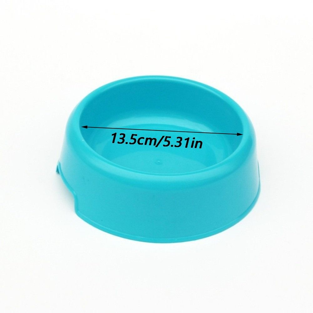 Plastic Cat Bowl Round Shape Cat Plates New Cat Food Bowl Pet Feeding