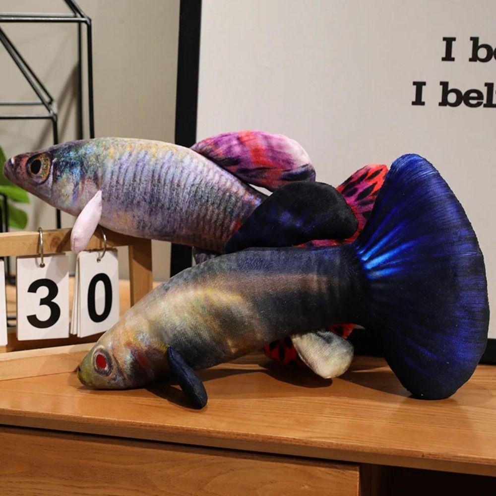 Cartoon Cartoon Fish Stuffed Doll Stuffed Animal Fish Anime Pillow Dolls Home Decoration