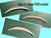 PSM Style Rear Spoiler Air Deflector for Mercedes-Benz C-Class W205 - No Drilling Required