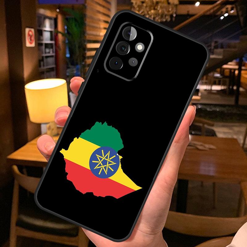 Ethiopia Flag Case For Samsung Galaxy A26 A16 A06 A55 A35 A15 A32 A12 A22 A52 A54 A34 A14 A56 A36 A13 A53