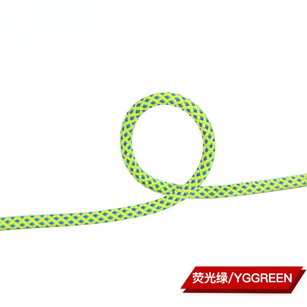 

10-метрова мотузка для скелелазіння Аксесуари Шнур діаметром 6 мм 5 кН високоміцна страхувальна мотузка Paracord 10mFluorescent Green