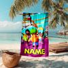 Personalized Customized Proof Beach Towel with Stumble Guys Pattern - Soft, Absorbent,quick-drying,perfect Swimming,camping&bathing
