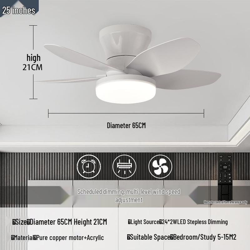 

Современная люстра-потолочный вентилятор в японском стиле для кабинета, ресторана и спальни 110V-220V Remote + Dimmable Light/Fan