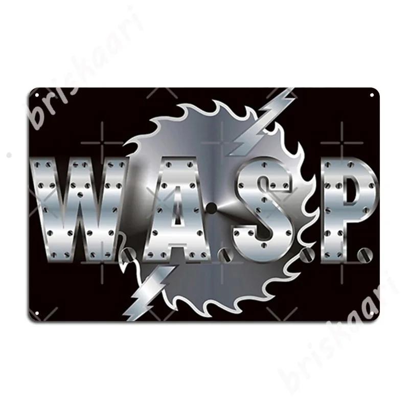 Wasp Logo Metal Signs Club Party Bar Cave Decoration Plaques Tin sign Posters 20x30cm