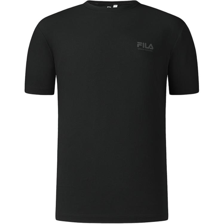 FILA Urban Explore Classic Casual Versatile Breathable Lightweight Stretch Round Neck Short Sleeve T-Shirt Men Tops A11M538107FBK