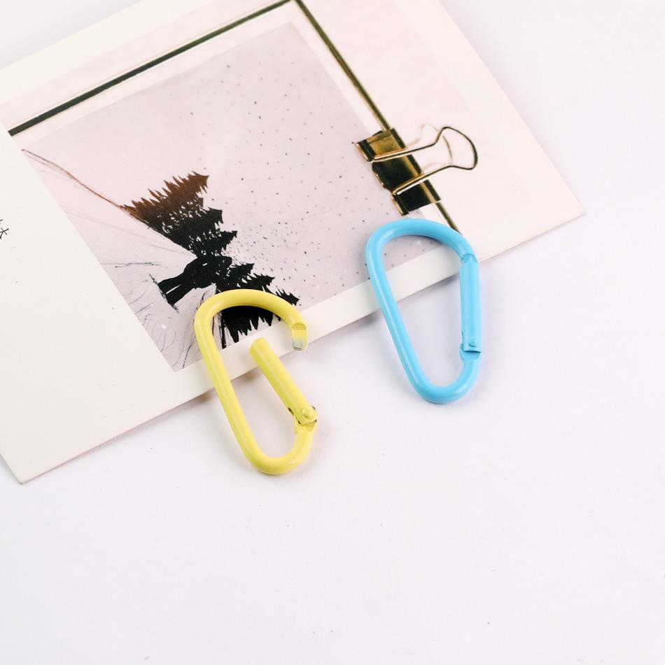 Candy Color D-Shaped Carabiner Keychain and Adjustable Water Bottle Holder