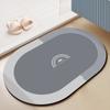 Household Diatomaceous Mud Quick Drying Soft Floor Mat Bathroom Absorbent Non-slip Toilet Toilet Carpet Thickened