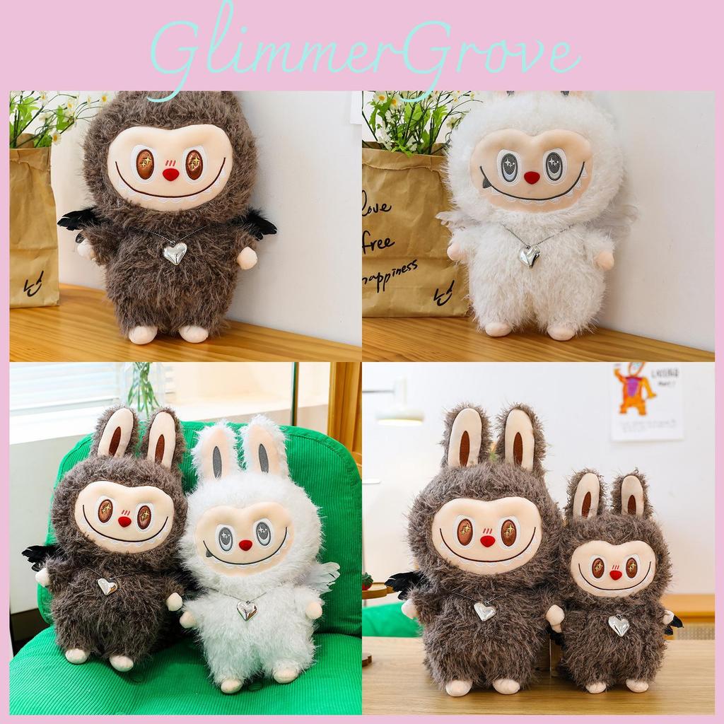 Toy Plush Leader With Embroidery Design And Heart Shaped Decor Necklace