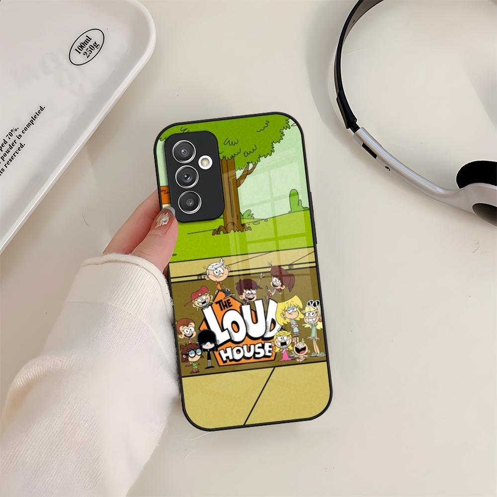 The LoudS H-HouseS Phone Case Glass For Samsung S24 S26 S23 S20 S25 S21 S22 Ultra Fe Plus A05 A06 A16 A26 A36 A56 Coque