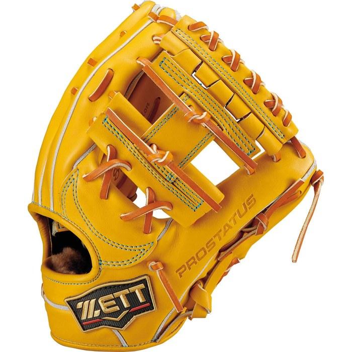 ZETT Prostatus SE Hard Baseball Glove Masato Motoyama Type, Second/Shortstop, Right Hand Throw, Oak Brown, Size 4, Made in Japan, BPROG565S