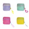 Unikato Mesh Pouch Mini - Mini Pouch for Small Items, Mini Cosmetic Pouch, 4-Pack, Colorful, Wallet Pouch, Mesh, Multifunctional, Travel, Business