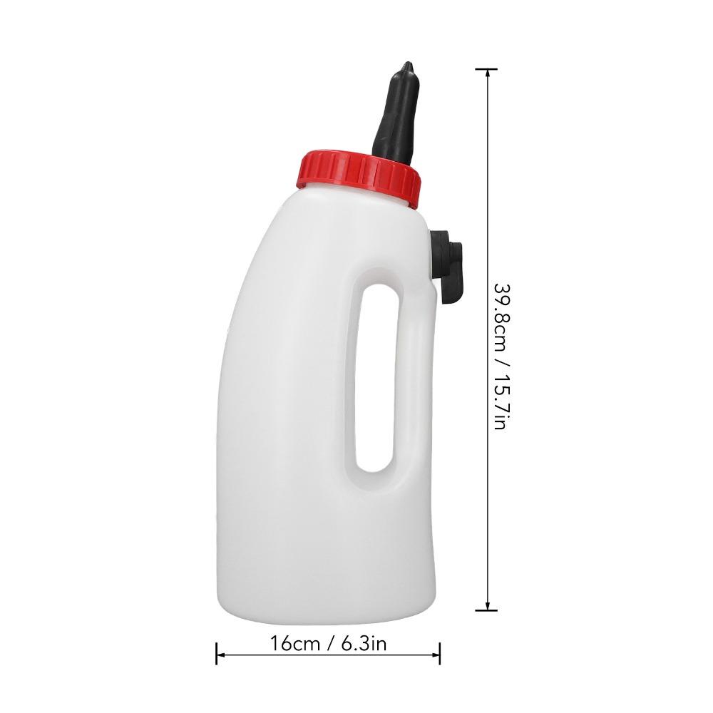 4 Quart Calf Milk Feeder Screw Cap Calf Feeding Bottle Humanized Design Calf Bottle Calves
