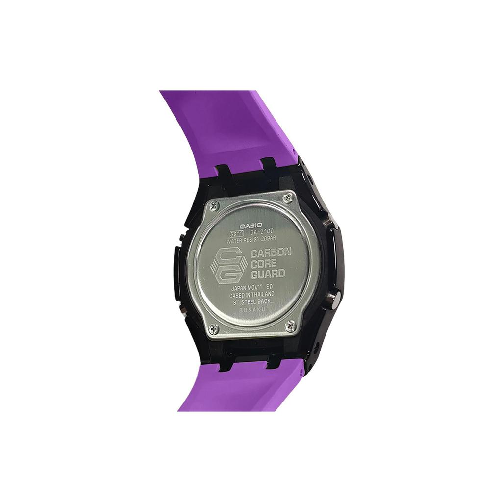 Casio Men Liquid Crystal,Analog Dual Display Series 44mm Black Watch GA-2100SKE-7A(Watch3--)