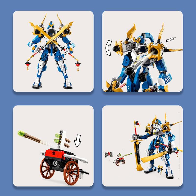 Animationsfilm Jay Walkers Titan Mech Bausteine Montage Ziegel Spielzeug Geschenk für Erwachsene Kinder