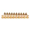 10pcs Decorative Buttons Leather Tools Brass Bag Rivet Screw Sewing Button Studs botones para manualidades 5/6/7/8/9/10mm