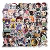 Kimetsu No 50pcs Yaiba Stickers Anime Pvc Luggage Skateboard Bike Phone Decals