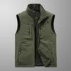 New Autumn and Winter Vest Men's Earthy Outdoor Leisure Middle-aged and Young Photography Fishing Vest Vest Horse Clip Sports Jacket Men