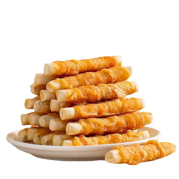 Dog Chicken Milk Stick for Teething & Teeth Cleaning - Ideal for Training Teddy, Corgi & Golden Retriever Puppies.