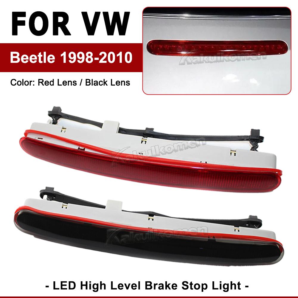 Hot Sales 1C0945097E Car 12V LED Third 3rd Brake Tail Light Rear High Mount Stop Lamp For VW Beetle 1998-2010 With Red LED Light