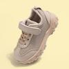 Spring Mesh Boys' Mid-Large Thick Sole Casual Velcro Sports Running Shoes