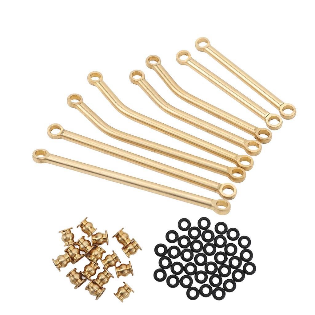 High Clearance Link Set Copper Wear Resistant Rc Car Tie Rod Set Upgrade Parts for Rc Crawler