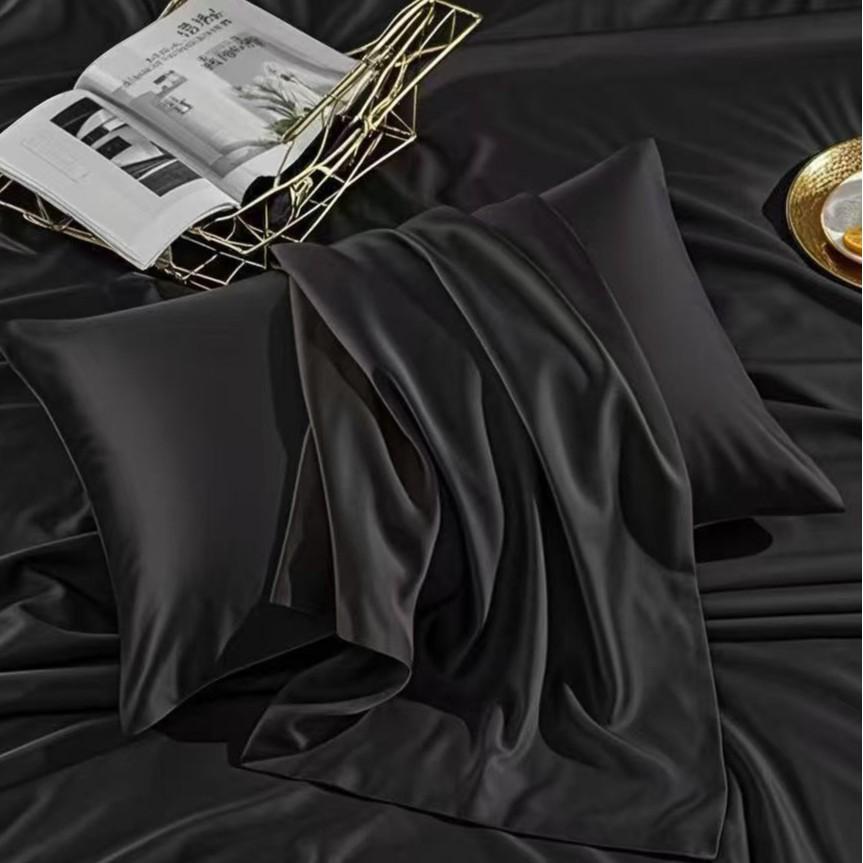 Letnia poszewka na poduszkę z lodowego jedwabiu, imitacja jedwabiu