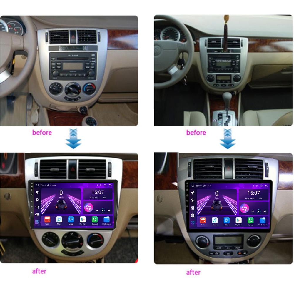 Android Car-Play Car Radio For Buick Excelle HRV Chevrolet Lacetti J200 2004-2013 Multimedia Player Head Unit Stereo GPS Navigation BT,8 CORE ,2+32GB