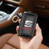 Cydf9 Car Key Wallet Housekeeper Key Case Mini Card Bag For Seat Leon 5f Ibiza 6l 6j Leon 1p Cushion Altea Xl Leon Mk Car Accessories