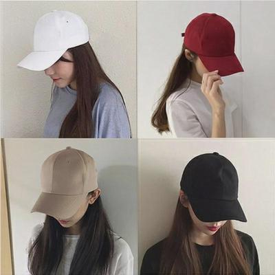 Unisex Summer Korean Style Sunshade Baseball Cap with Duckbill Brim