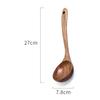 Kitchen Utensils Set Thailand Teak Wood Tableware Set Spoon Ladle Rice Colander Soup Skimmer Kitchenware Cooking Tools