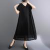 Lace Party Short Loose Resort Plus Flattering Elegant and Perfect for and Fall [POGCZMKK] Women's Dress, Sleeve, Fit, Dress, Size, V-Neck, Casual,