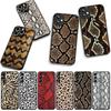 Leopard Snake Cow Print Phone Cover for Samsung Galaxy S25 S24 S22 S23 FE Ultra Plus A56 A05 A06 A15 A16 A55 S7 Edge Case