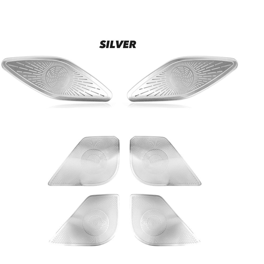 For Kia K4 2024-2026 Stainless Steel Material A Pillar Speaker Cover/Door Horn Cover Trim Interior Decor Car Styling Accessories