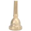 1 2in Horn Mouthpiece Durable Copper Musical Instrument Accessory for Tenor TromboneGold