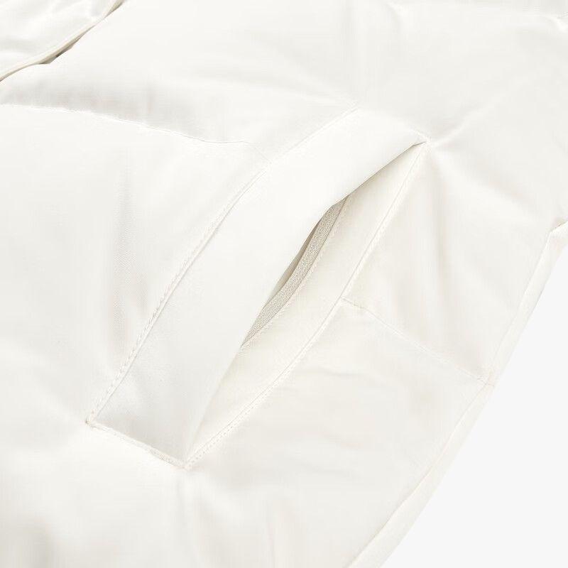 (WMNS) Skechers Long Down Jacket 'White' Women's P422W050-000Q