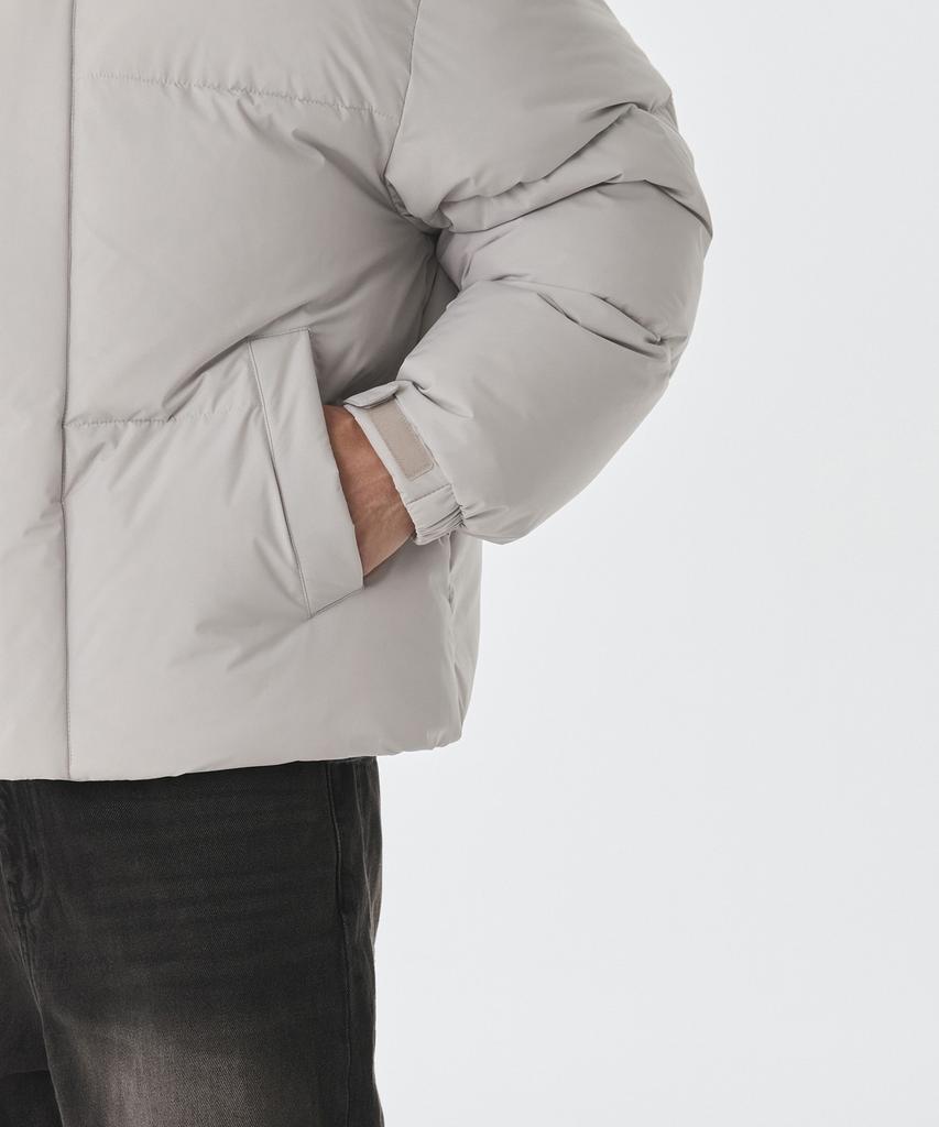 Musinsa Standard Daily Puffer Short Padded Jacket [Ash Gray]