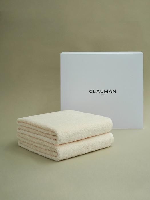 CLAUMAN 1981 2P Luxury Supima Towel lavender