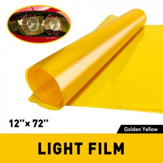 Universal Headlight Tail Fog Light Lamp Film Vinyl for Car SUV Trunk 12 X72  H